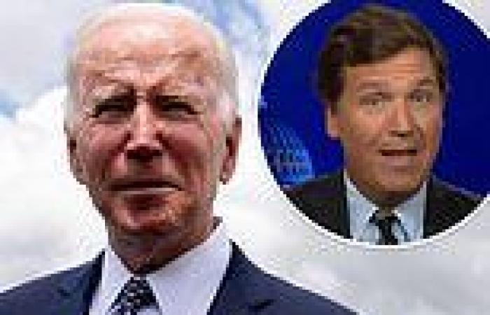 Tuesday 17 May 2022 08:31 PM Biden refuses to mention Tucker Carlson by name when asked on replacement theory trends now