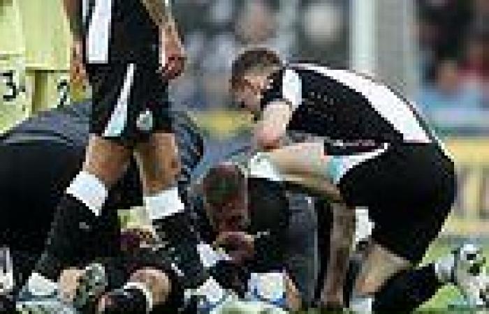 sport news Newcastle: Fabian Schar knocked out following sickening collision with ... trends now