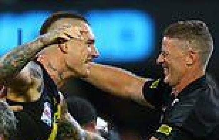 sport news Richmond coach Damien Hardwick has given his blessing to Dustin Martin to move ... trends now