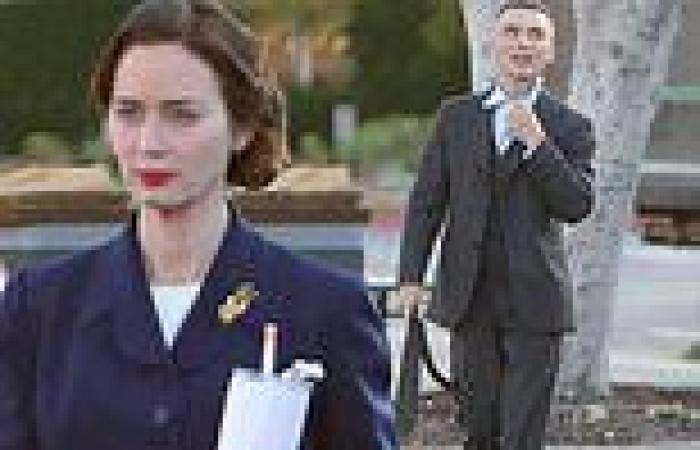 Wednesday 18 May 2022 12:07 AM Emily Blunt suits up in a navy blazer as she joins star Cillian Murphy between ... trends now
