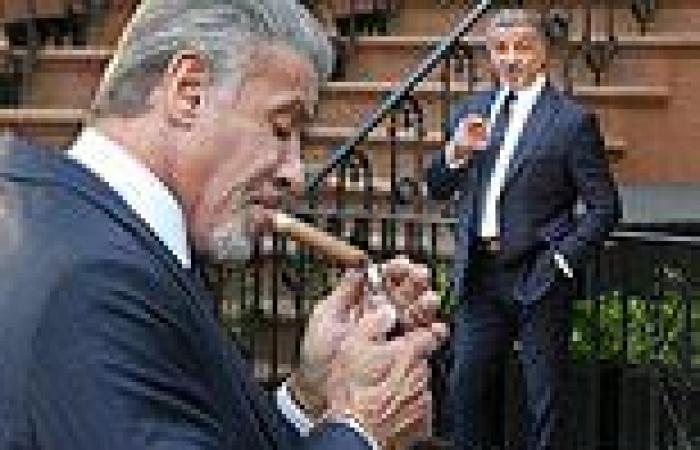 Wednesday 18 May 2022 04:37 PM Sylvester Stallone is seen smoking a cigar between takes on the set of Tulsa ... trends now