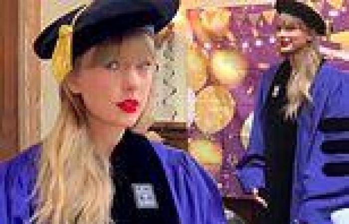 Wednesday 18 May 2022 05:31 PM Taylor Swift before receiving an an honorary Doctor Of Fine Arts from New York ... trends now