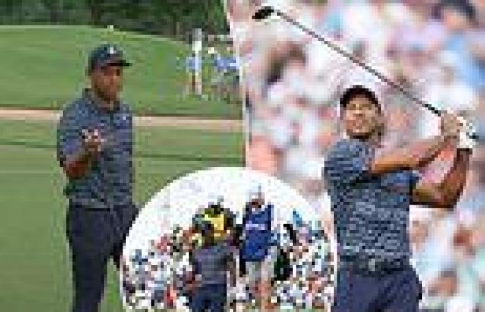 sport news Tiger Woods snaps at a cameraman at the PGA Championship as he tells them to ... trends now