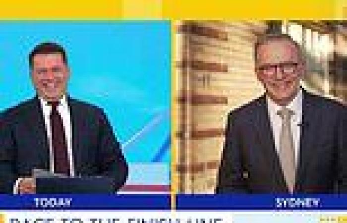 Thursday 19 May 2022 08:13 AM Karl Stefanovic makes hilarious joke with Anthony Albanese on Today Show trends now