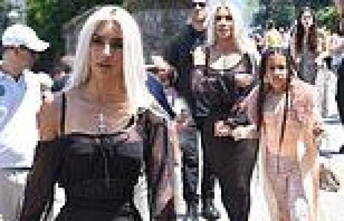 Saturday 21 May 2022 12:52 PM Kim Kardashian heads to a family yacht party with North in Portofino - ahead of ... trends now