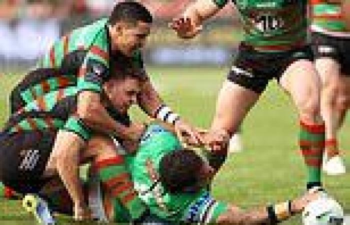 sport news Josh Papalii knocks out Souths player as Raiders smash the Rabbitohs 32-12 trends now
