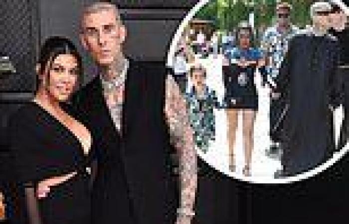 Sunday 22 May 2022 07:46 PM Kourtney Kardashian and Travis Barker are MARRIED (again!) trends now