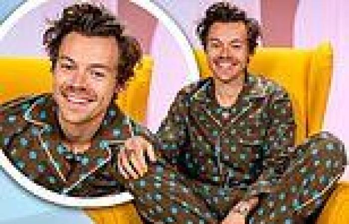Monday 23 May 2022 12:07 AM Harry Styles gets cosy in a pair of spotted pyjamas on CBeebies Bedtime Stories trends now