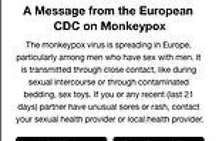 Tuesday 24 May 2022 06:52 PM Grindr sends out monkeypox alert and urges gay and bisexual men to be aware of ... trends now