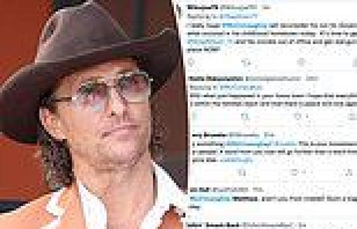 Wednesday 25 May 2022 01:10 AM Matthew McConaughey is being called to hometown in wake of school massacre that ... trends now