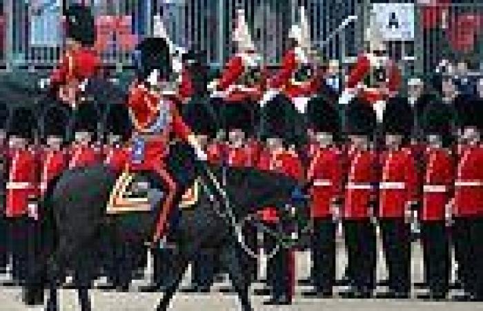 Saturday 28 May 2022 12:25 PM Prince practises for Trooping the Colour next week when he will be stepping in ... trends now