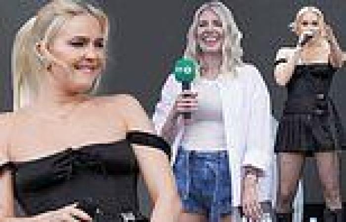 Saturday 28 May 2022 07:28 PM Anne-Marie wows in a little black dress as she joins Mollie King at Radio 1's ... trends now