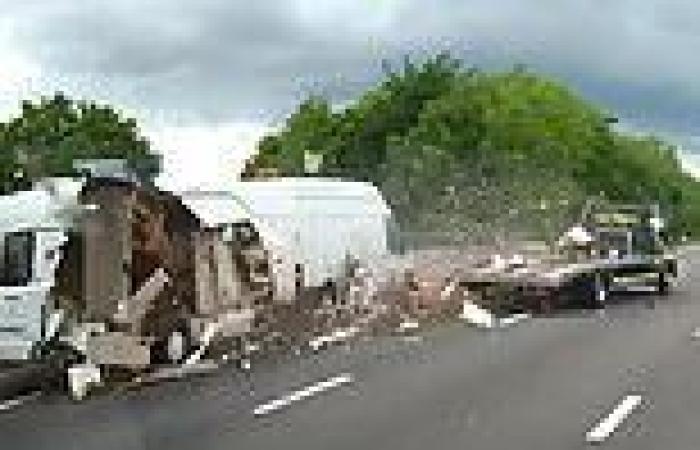 Sunday 29 May 2022 10:46 PM Carnage on smart motorway: Crash shows hazards of the 'death-trap' roads trends now