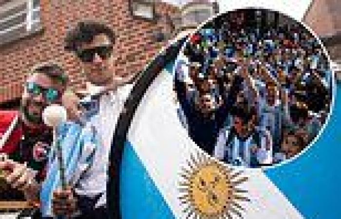 sport news Argentina fans descend on Trafalgar Square before Finalissima match trends now