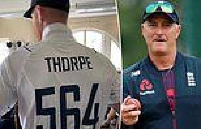 sport news England captain Ben Stokes pays tribute to ill former coach Graham Thorpe with ... trends now
