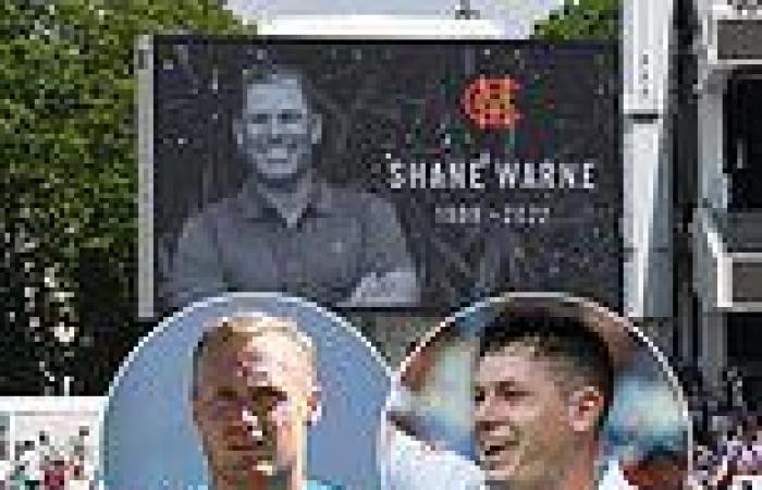sport news BUMBLE AT THE TEST: Shane Warne will be looking down delighted at Matt ... trends now