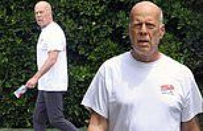 Saturday 4 June 2022 12:25 AM Bruce Willis cuts casual figure in t-shirt and black trousers months after ... trends now
