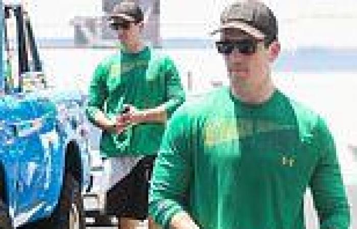 Wednesday 8 June 2022 12:25 AM Miles Teller looks jacked in a green long sleeve shirt and athletic shorts ... trends now