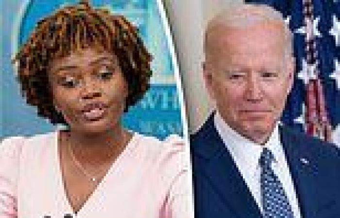 Monday 13 June 2022 11:04 PM Karine Jean-Pierre says Biden is STILL running for re-election in 2024 trends now