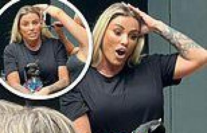 Thursday 16 June 2022 07:46 PM Katie Price puts on an animated display as she gets her make-up done at ... trends now