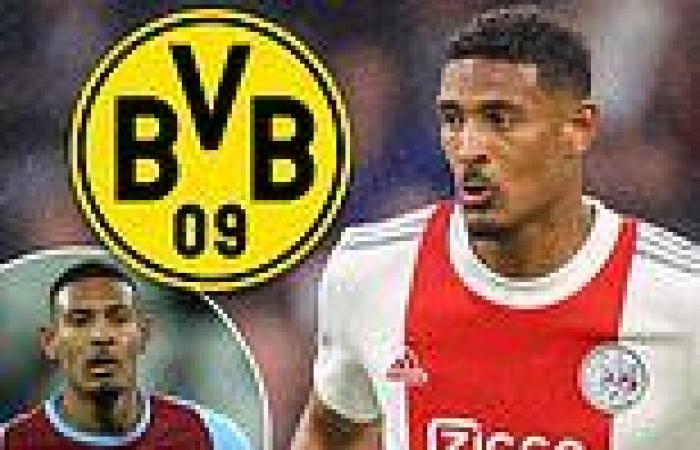 sport news Borussia Dortmund 'submit £28m opening bid for Ajax star and West Ham flop ... trends now