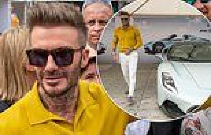 Thursday 23 June 2022 06:56 PM David Beckham admires luxury Maserati worth £187K while attending Goodwood ... trends now