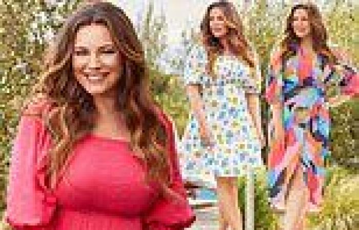 Friday 24 June 2022 03:24 PM Kelly Brook shows off her curves in a range of colourful dresses while ... trends now