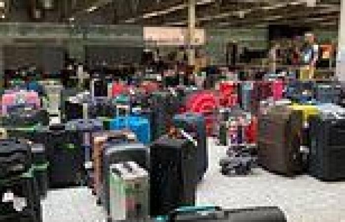 Saturday 25 June 2022 03:51 PM Heathrow terminal is swamped by sea of loose luggage with passengers left to ... trends now