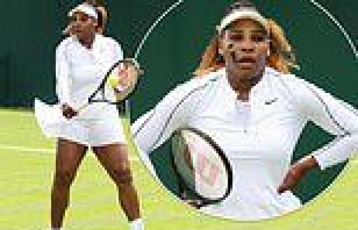 Saturday 25 June 2022 01:27 PM Serena Williams looks on great form as she shows off her backhand ahead of ... trends now
