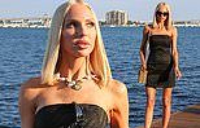 Sunday 26 June 2022 08:30 AM Christine Quinn sizzles in a strapless LBD as she strolls along Miami waterfront trends now