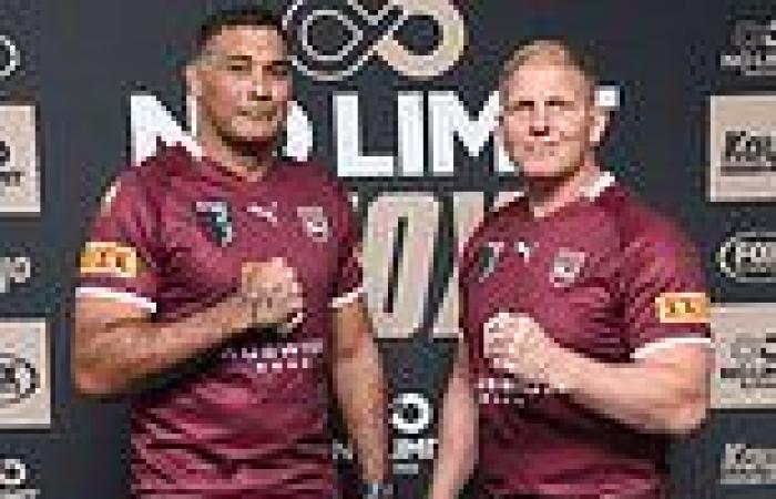sport news Ex-NRL Brisbane Broncos star Ben Hannant makes weigh-in ahead of boxing bout ... trends now