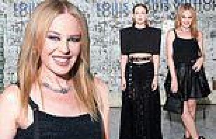 Thursday 30 June 2022 08:03 AM Kylie Minogue and Riley Keough glam up in black Louis Vuitton looks for ... trends now