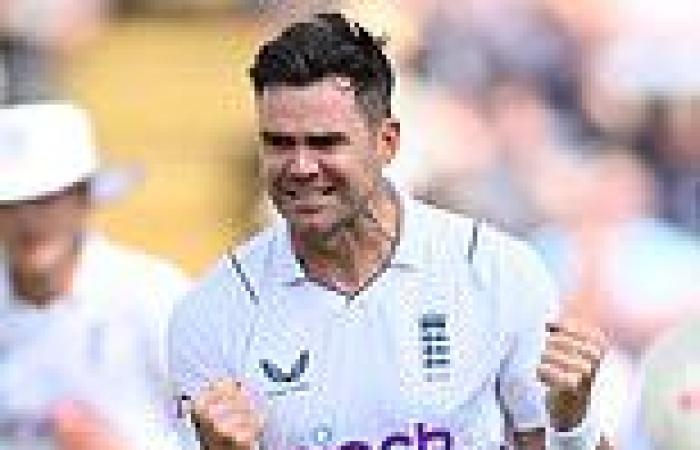 sport news BUMBLE AT THE TEST: Jimmy Anderson proves his eternal class for England on day ... trends now