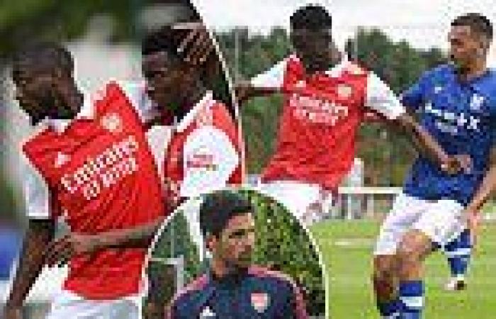 sport news Arsenal 5-1 Ipswich: Eddie Nketiah celebrates Gunners deal by scoring 35-minute ... trends now