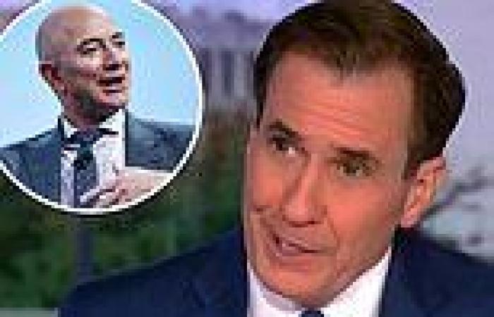 Sunday 3 July 2022 09:24 PM John Kirby defends Biden after Jeff Bezos accuses president of 'misdirection' ... trends now