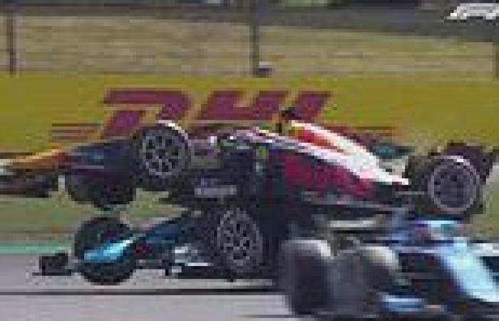 sport news Halo protects F2 driver Roy Nissany after horror Silverstone crash ahead of ... trends now