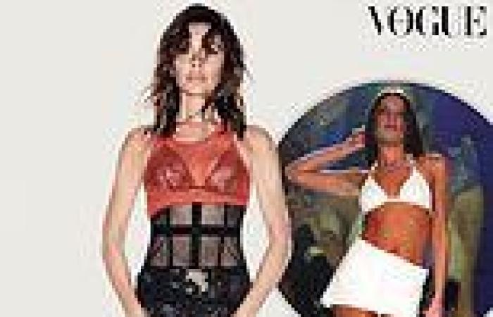 Monday 4 July 2022 01:18 AM Victoria Beckham, 48, wows in racy lace and leather lingerie for Vogue Australia trends now