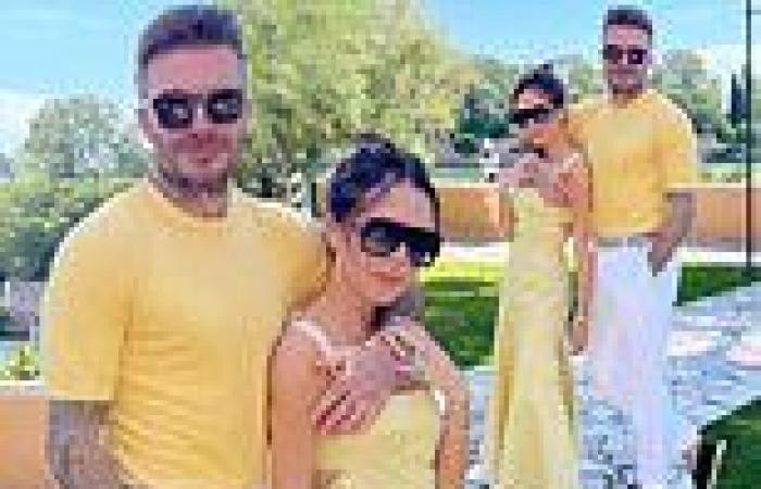 Tuesday 5 July 2022 02:30 PM Victoria and David Beckham sport yellow outfits as they celebrate wedding ... trends now