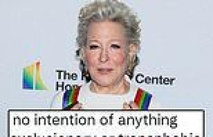 Wednesday 6 July 2022 08:12 AM Bette Midler hits back at fans who accused her of being transphobic trends now