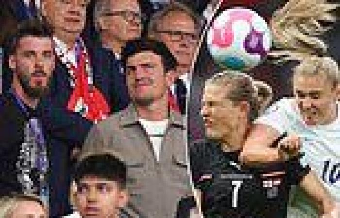 sport news Manchester United duo Harry Maguire and David de Gea in crowd for England Women ... trends now