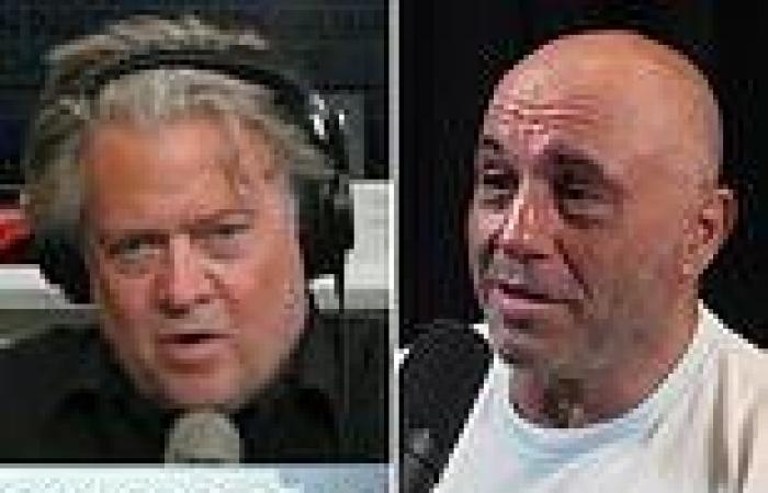 Thursday 7 July 2022 07:45 PM Steve Bannon dismisses Joe Rogan for saying he would never have Trump on his ... trends now