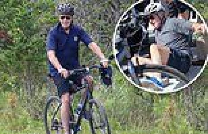 Monday 11 July 2022 02:57 AM Joe Biden, 79, reveals he's taken the toe clamps off his bike after falling off ... trends now