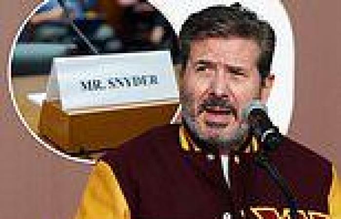 Thursday 28 July 2022 02:09 PM Commanders owner Dan Snyder IS testifying to Congress about sexual harassment ... trends now