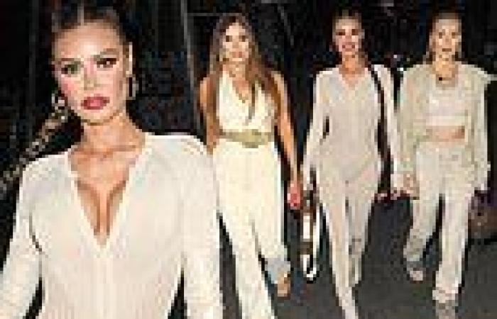Monday 1 August 2022 12:30 PM Chloe Sims puts on a VERY busty display in a catsuit as she joins sisters Demi ... trends now