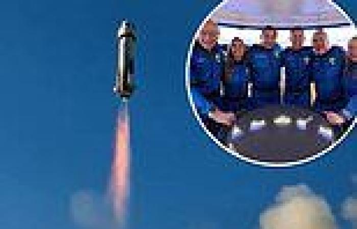 Thursday 4 August 2022 04:43 PM Jeff Bezos' Blue Origin successfully launches six people into suborbital space trends now