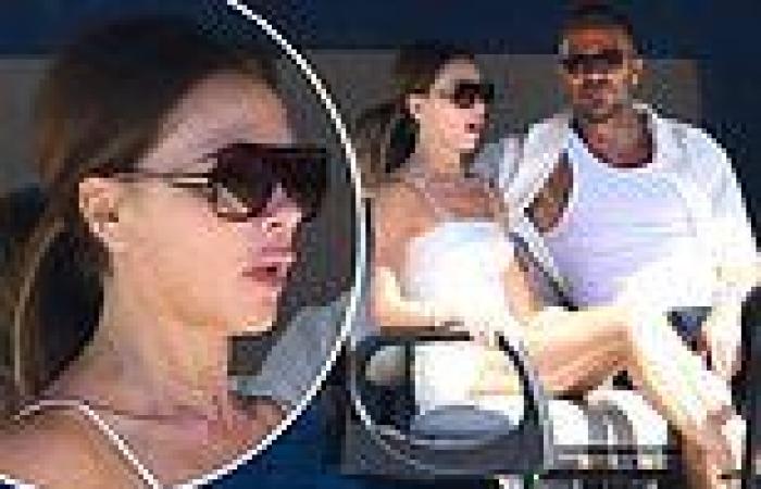 Friday 5 August 2022 04:52 PM Victoria Beckham cosies up to husband David on Miami outing with kids Romeo and ... trends now