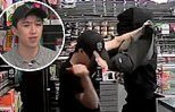 Saturday 6 August 2022 05:55 PM Dramatic moment Asian smoke shop owner stabs robber who jumped counter of his ... trends now