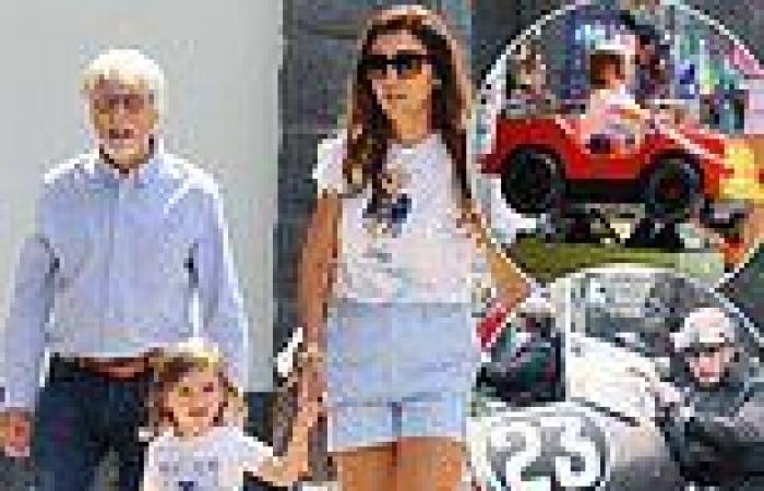 Saturday 6 August 2022 01:07 PM Bernie Ecclestone's two-year-old son Ace gets behind the wheel of an arcade ride trends now