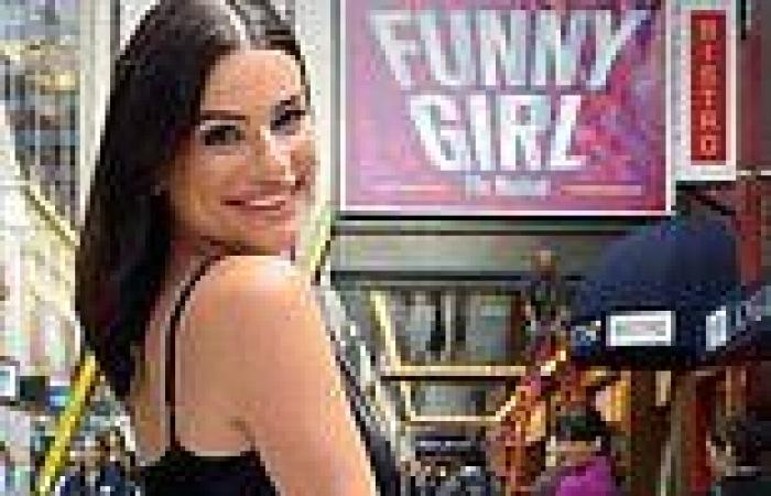 Sunday 7 August 2022 02:46 AM Lea Michele shares side-by-side comparison photos beneath the Funny Girl marquee trends now