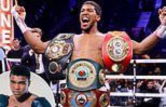 sport news Anthony Joshua can emulate Muhammad Ali and Lennox Lewis by beating Usyk to set ... trends now
